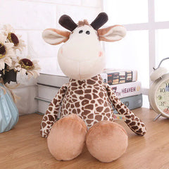 Forest Animal Plush Toys: Lion, Elephant, Tiger, Monkey, Deer