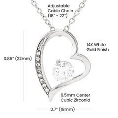 Daughter's 21st Birthday - Forever Love Necklace
