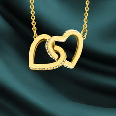 For A Very Special Friend - Interlocking Hearts Necklace