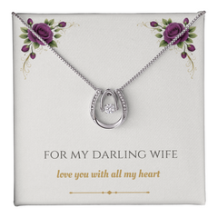 For My Darling Wife - Lucky In Love Necklace