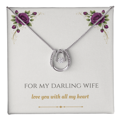 For My Darling Wife - Lucky In Love Necklace