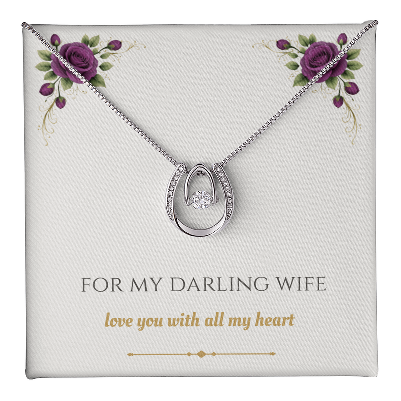 For My Darling Wife - Lucky In Love Necklace