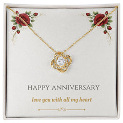 Happy Anniversary - Love Knot Necklace