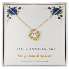 Happy Anniversary - Love Knot Necklace