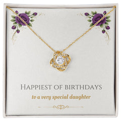 Happiest of Birthdays - Love Knot Necklace