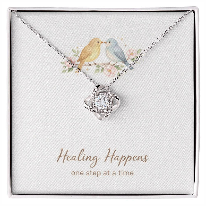 Healing Happens - Love Knot Necklace
