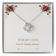 For My Love - Love Knot Necklace
