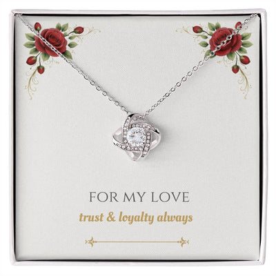 For My Love - Love Knot Necklace