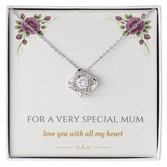 For A Very Special Mum - Love Knot Necklace