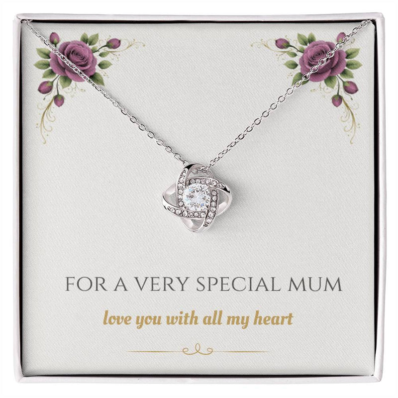 For A Very Special Mum - Love Knot Necklace