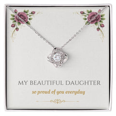 My Beautiful Daughter - Love Knot Necklace