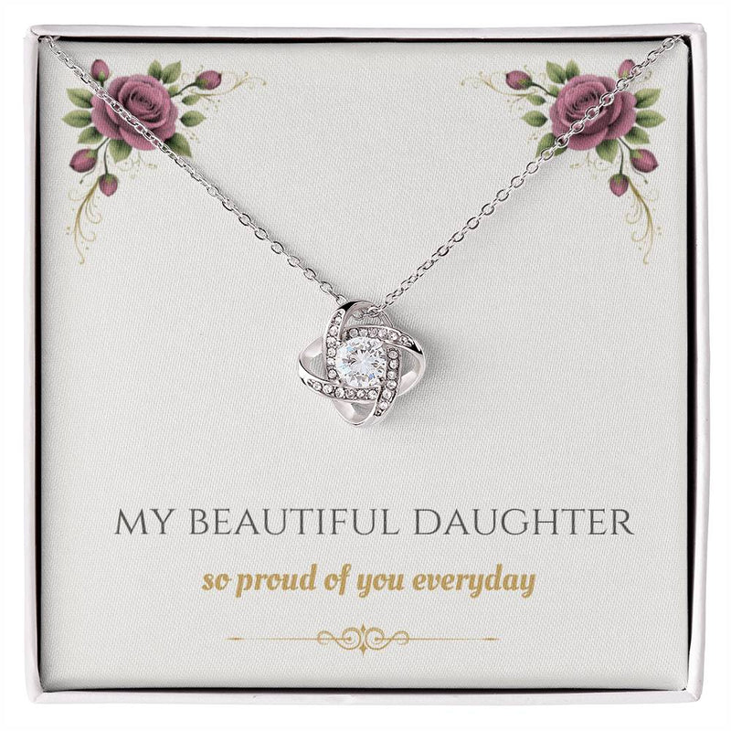 My Beautiful Daughter - Love Knot Necklace