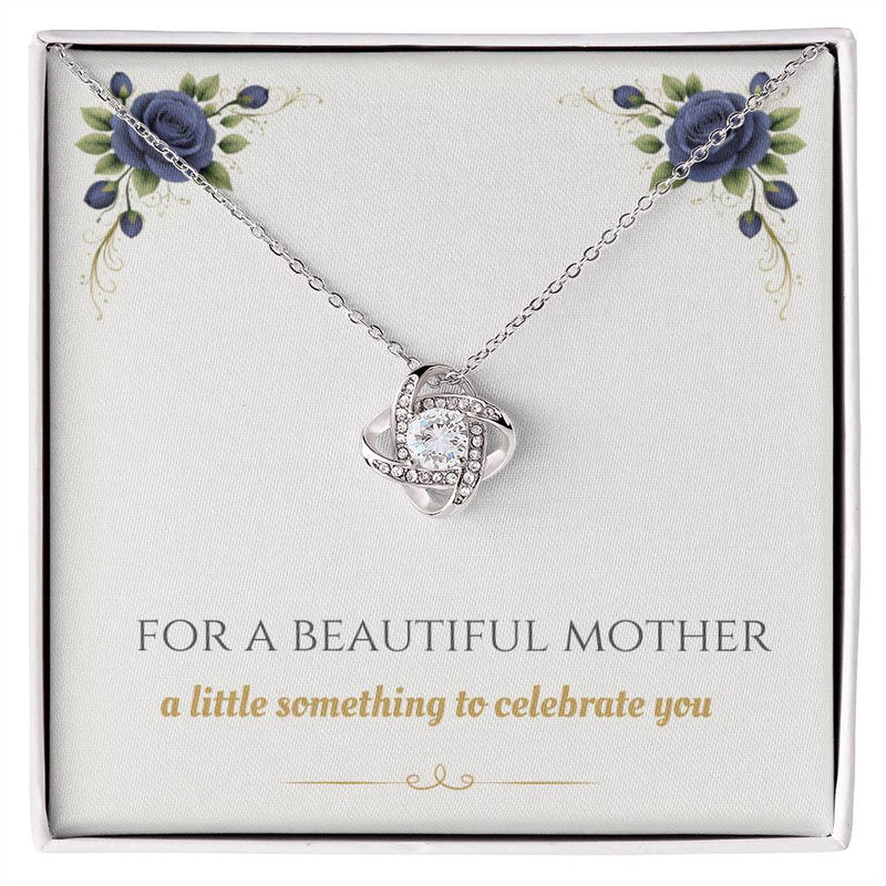 For A Beautiful Mother - Love Knot Necklace