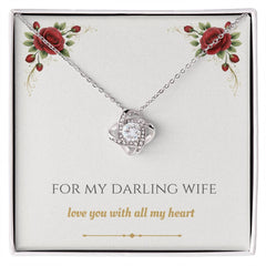 For My Darling Wife - Love Knot Necklace