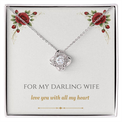 For My Darling Wife - Love Knot Necklace