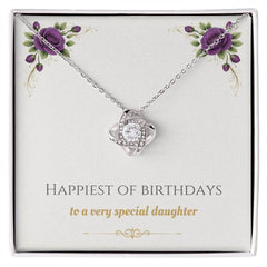 Happiest of Birthdays - Love Knot Necklace