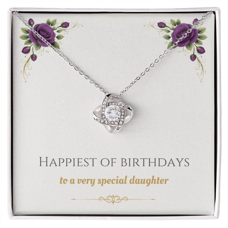 Happiest of Birthdays - Love Knot Necklace