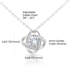 For My Darling Wife - Love Knot Necklace