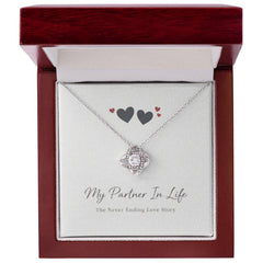 My Partner In Life - Love Knot Necklace
