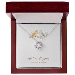 Healing Happens - Love Knot Necklace