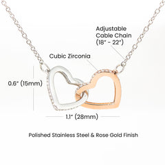 Happy Anniversary - Interlocking Hearts Necklace