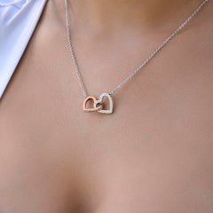 Happiest of Birthdays - Interlocking Hearts Necklace