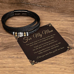For My Man - Love You Forever Bracelet