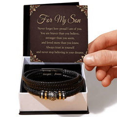 For My Son - Love You Forever Bracelet