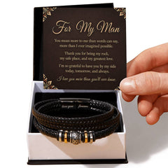 For My Man - Love You Forever Bracelet