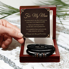 For My Man - Love You Forever Bracelet