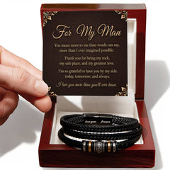 For My Man - Love You Forever Bracelet