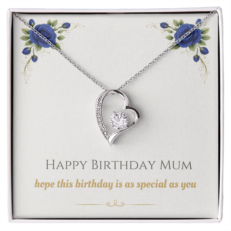 Happy Birthday Mum - Forever Love Necklace