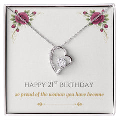 Daughter's 21st Birthday - Forever Love Necklace
