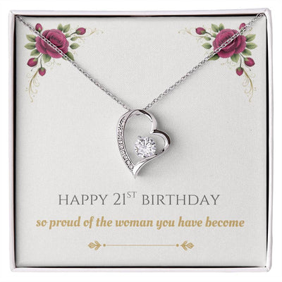 Daughter's 21st Birthday - Forever Love Necklace