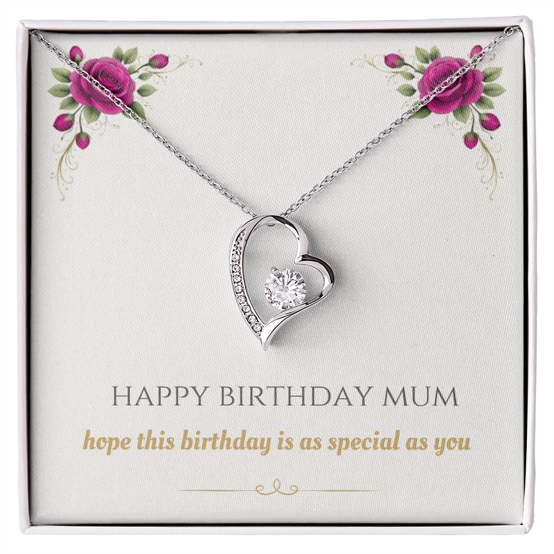 Happy Birthday Mum - Forever Love Necklace