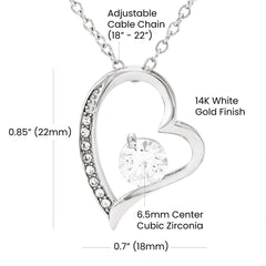 Happy Birthday Mum - Forever Love Necklace