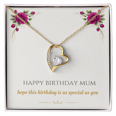 Happy Birthday Mum - Forever Love Necklace