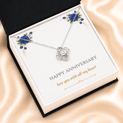 Happy Anniversary - Love Knot Necklace