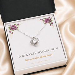 For A Very Special Mum - Love Knot Necklace
