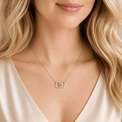 Happiest of Birthdays - Interlocking Hearts Necklace