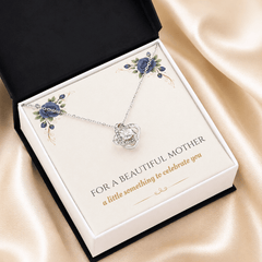 For A Beautiful Mother - Love Knot Necklace