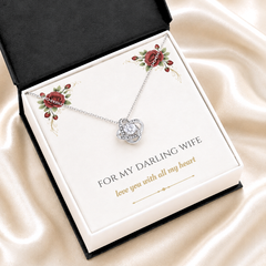 For My Darling Wife - Love Knot Necklace