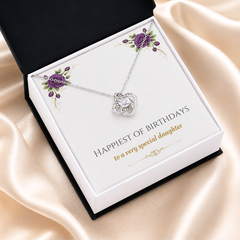 Happiest of Birthdays - Love Knot Necklace